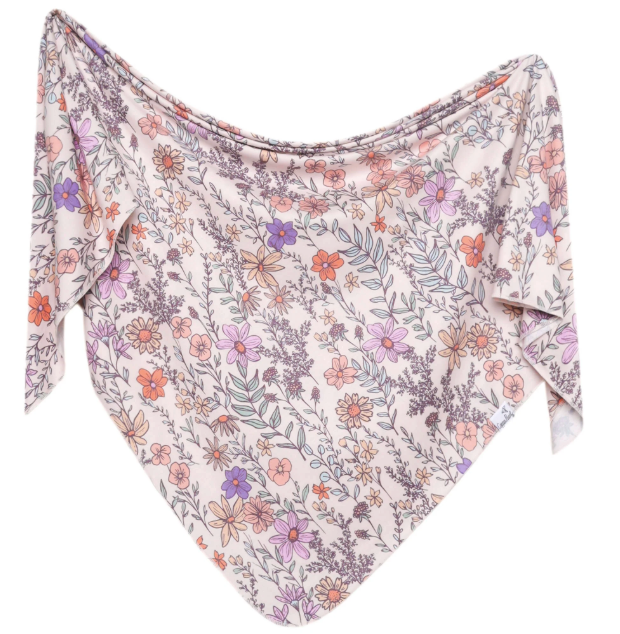 Copper Pearl Swaddle Blanket-New Pink Floral