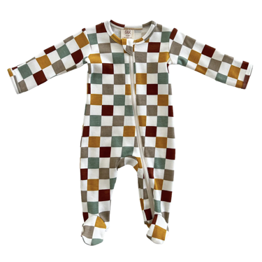 Spearmintbaby SIIX Romper-multi check