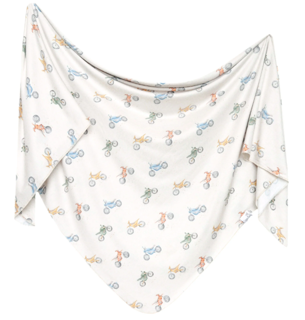 Copper Pearl Swaddle Blanket- Moto