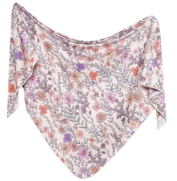 Copper Pearl Swaddle Blanket-New Pink Floral