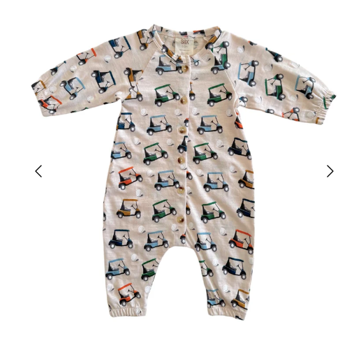 SIIX Organic Cotton Romper-golf cart