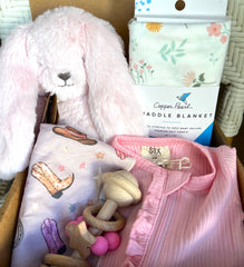 Limited Edition Baby Girl Gift Box-pink cowgirl