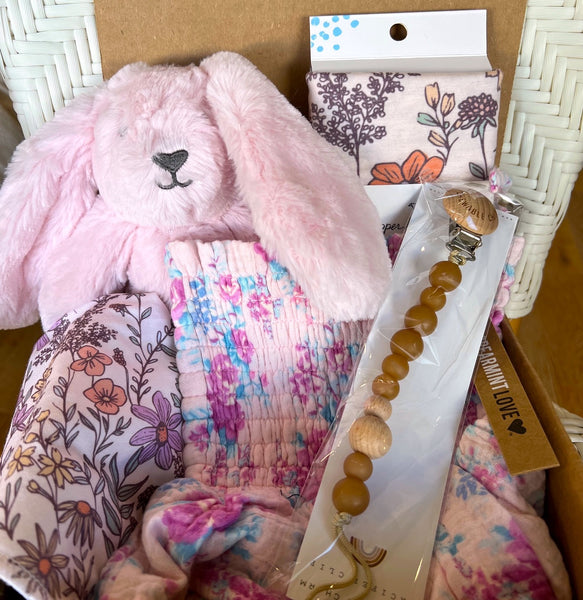 Limited Edition Baby Gift Box-pink floral