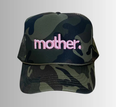 Mother Trucker Hats for Mom-camo