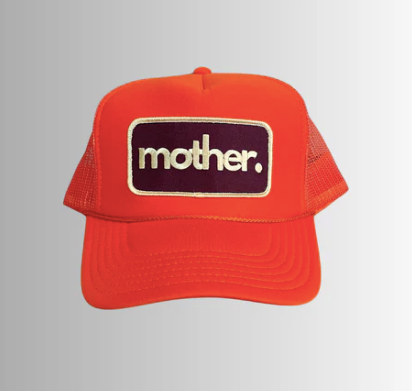 Mother Trucker Hats for Mom- Red