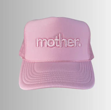 Mother Trucker Hats for Mom- Pink