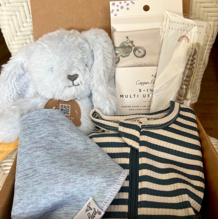Limited Edition Organic Baby Boy Gift Box- Moto