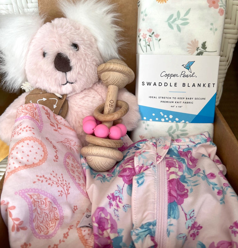 Limited Edition Baby Girl Gift Box-pink floral