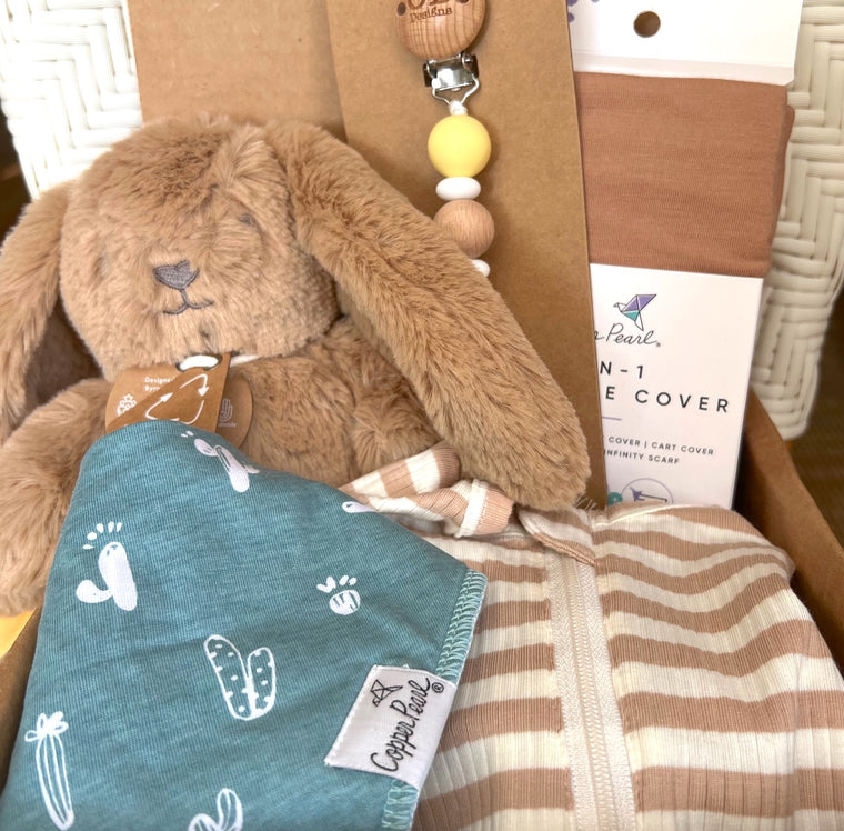 Limited Edition Organic Baby Unisex Gift Box- natural