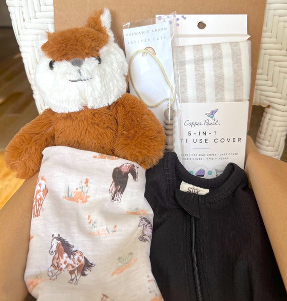Limited Edition Baby Unisex Gift Box-Western Fox