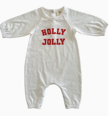 Spearmintbaby Organic Cotton Holly Jolly Romper
