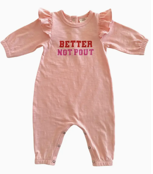Spearmintbaby Organic Cotton- Better not pout baby