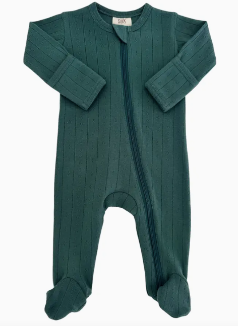 SIIX Organic Cotton Romper-green