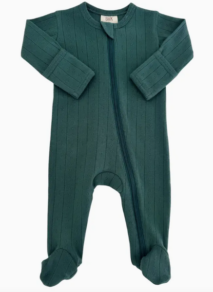 SIIX Organic Cotton Romper-green