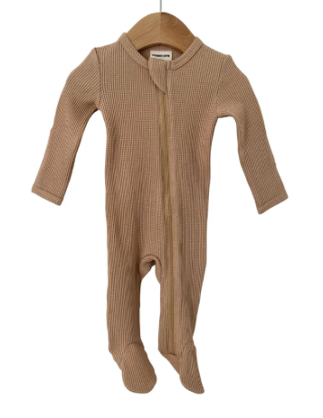 Spearmintlove Tan Organic cotton romper