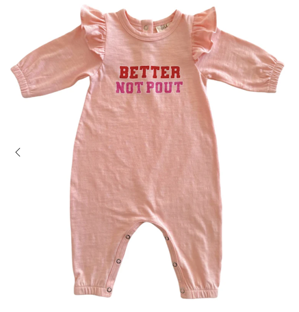 Spearmintlove "better not pout" romper