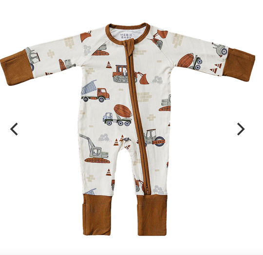 Organic Bamboo Tractor Romper